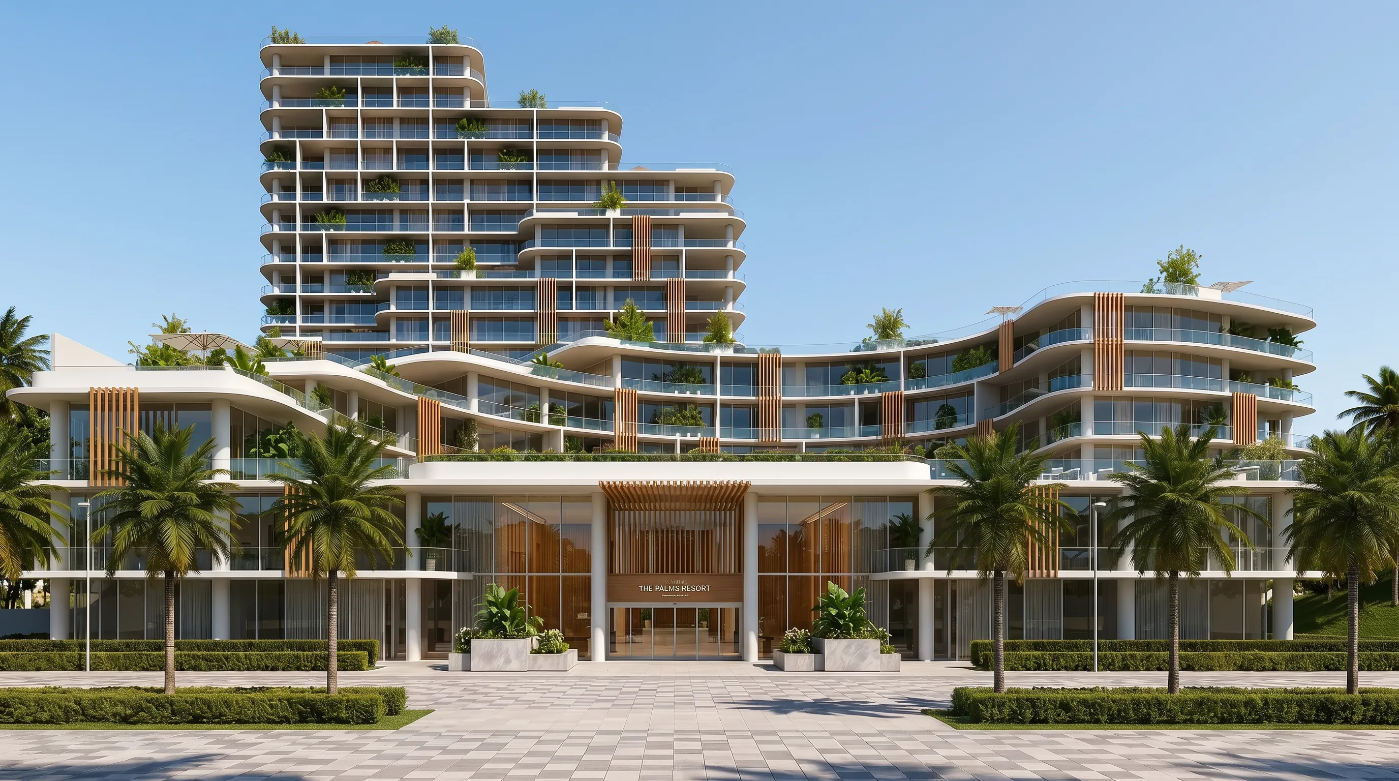 The Palms Resort — Entrada principal